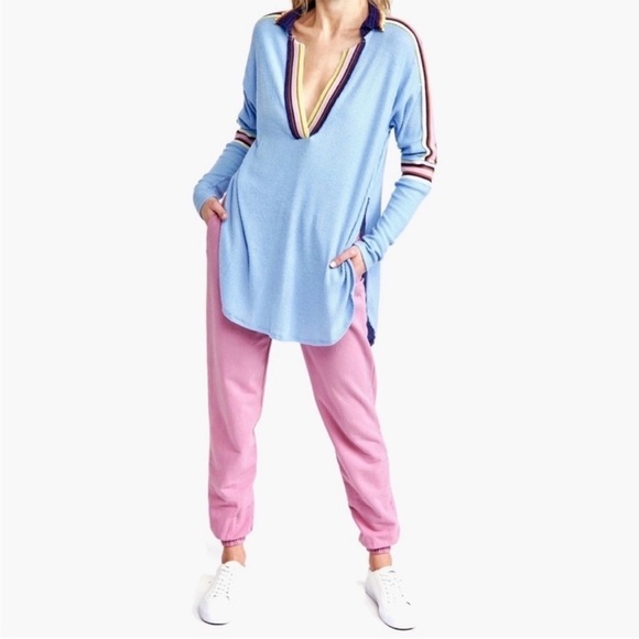 Free People We The Free Feeling Magical Ribbed Knit Swit V-Neck Top Women SZ XS - Picture 11 of 15